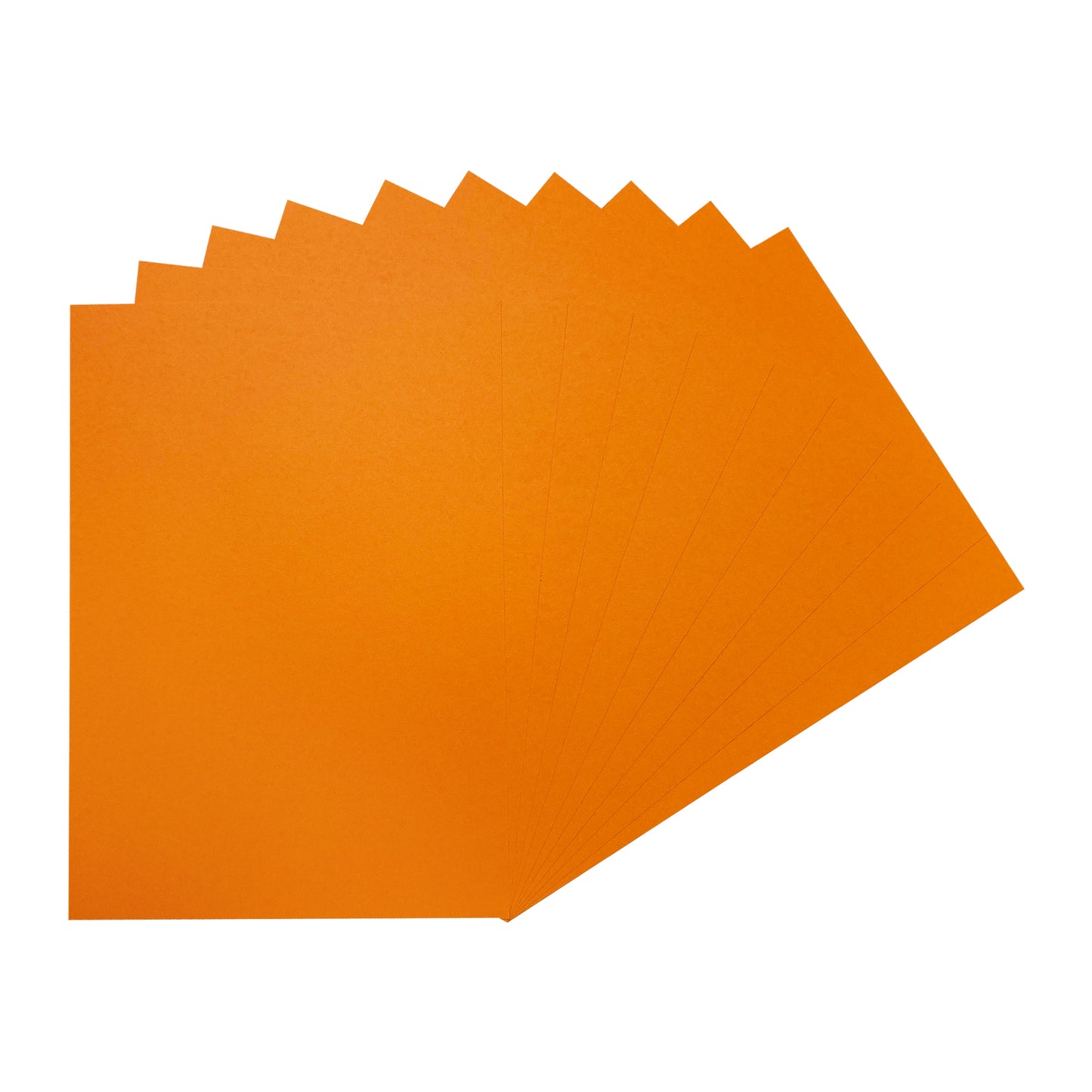 Pack of 250 A4 Orange Coloured Card 160gsm Sheets
