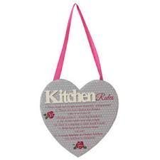 Kitchen Rules wall plaque Christmas New Home All Occasion