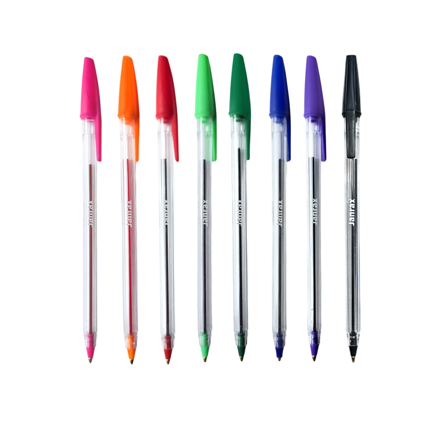 Box of 50 Assorted Ballpoint Pens Smooth Glide by Janrax