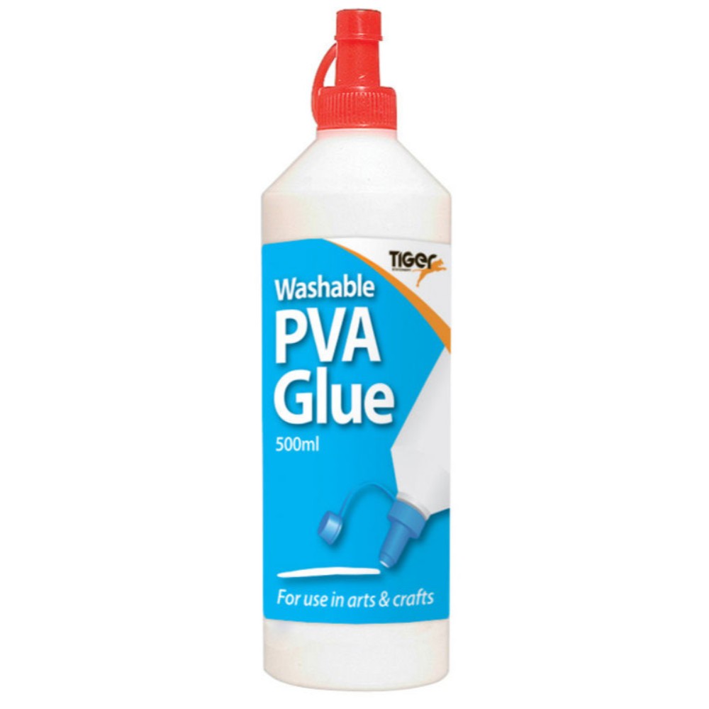 Pack of 12 Tiger PVA Glue-500ml