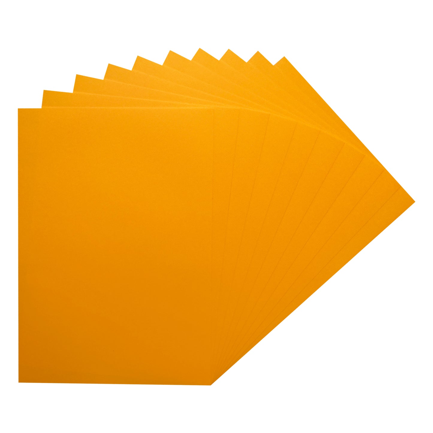 Pack of 500 A5 Fluorescent Orange Coloured Paper 75gsm Sheets