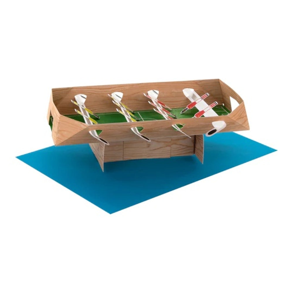 3D Pop-Up Football Table Design Birthday Card
