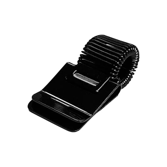 Pack of 5 Black Metal Pen Holder Clips for Notebooks and Clipboards