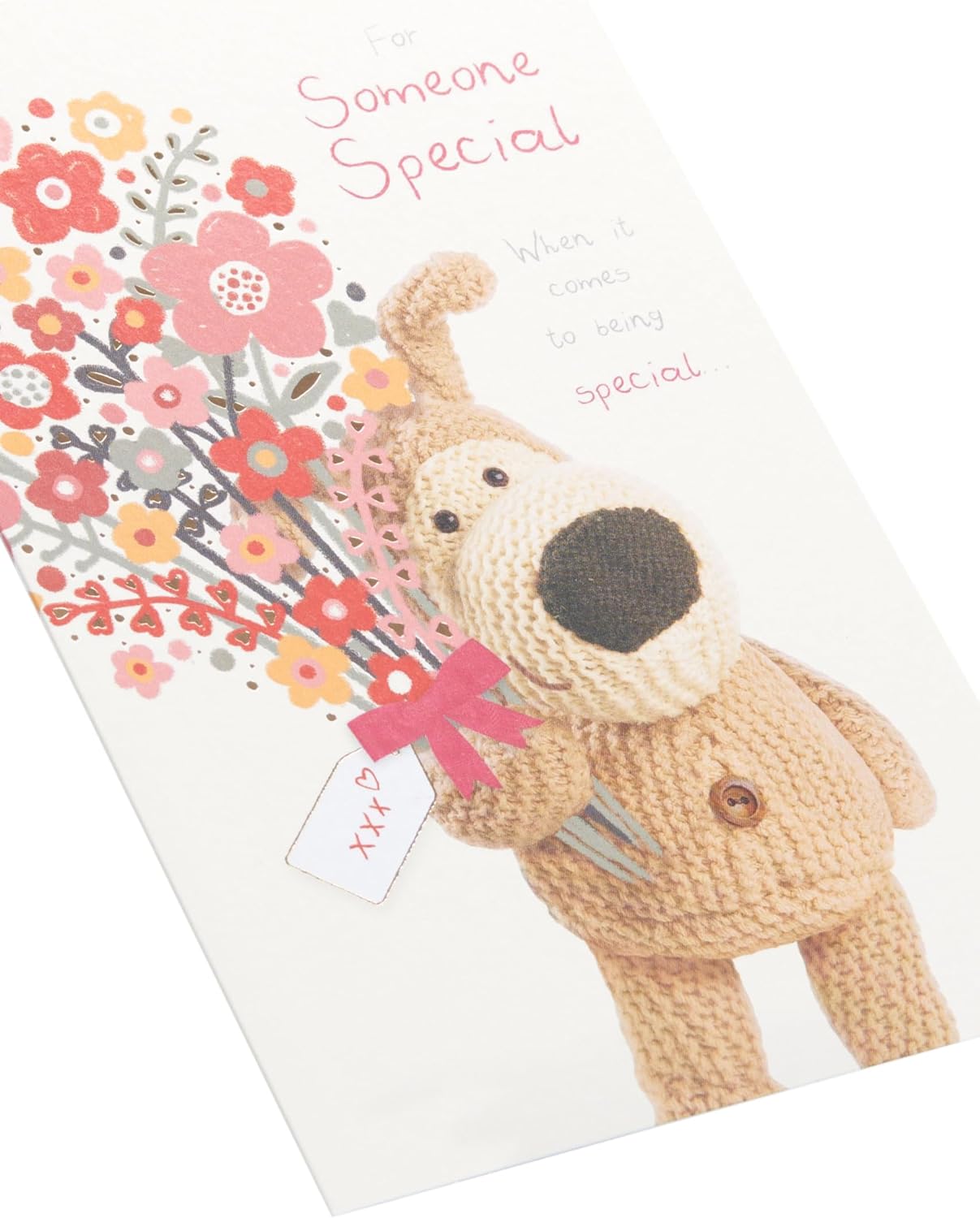 Boofle with Flowers Someone Special Birthday Card