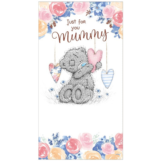 For Mum Tatty Teddy With Hanging Heart Mother's Day Card