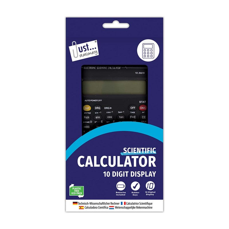 Just Stationery Scientific Calculator with Folding Cover