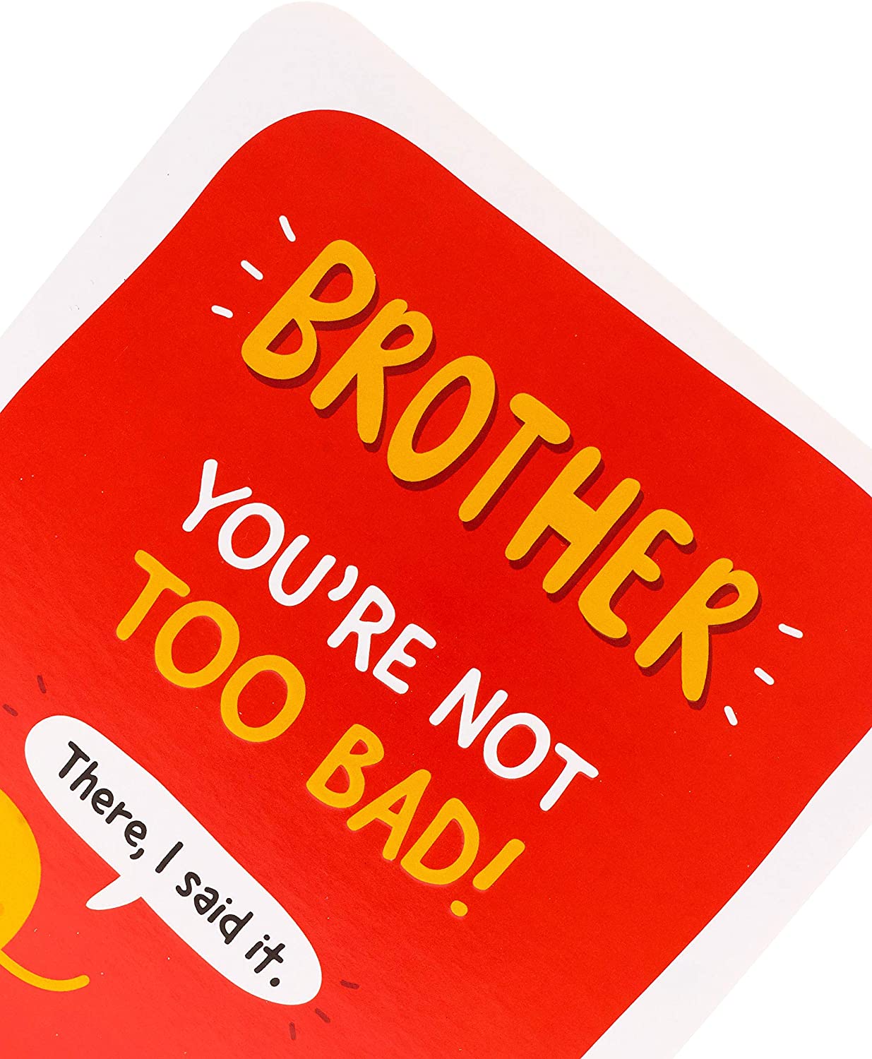 Funny and Bright Brother Birthday Card