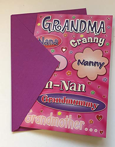 Happy Birthday Grandma Greetings Card