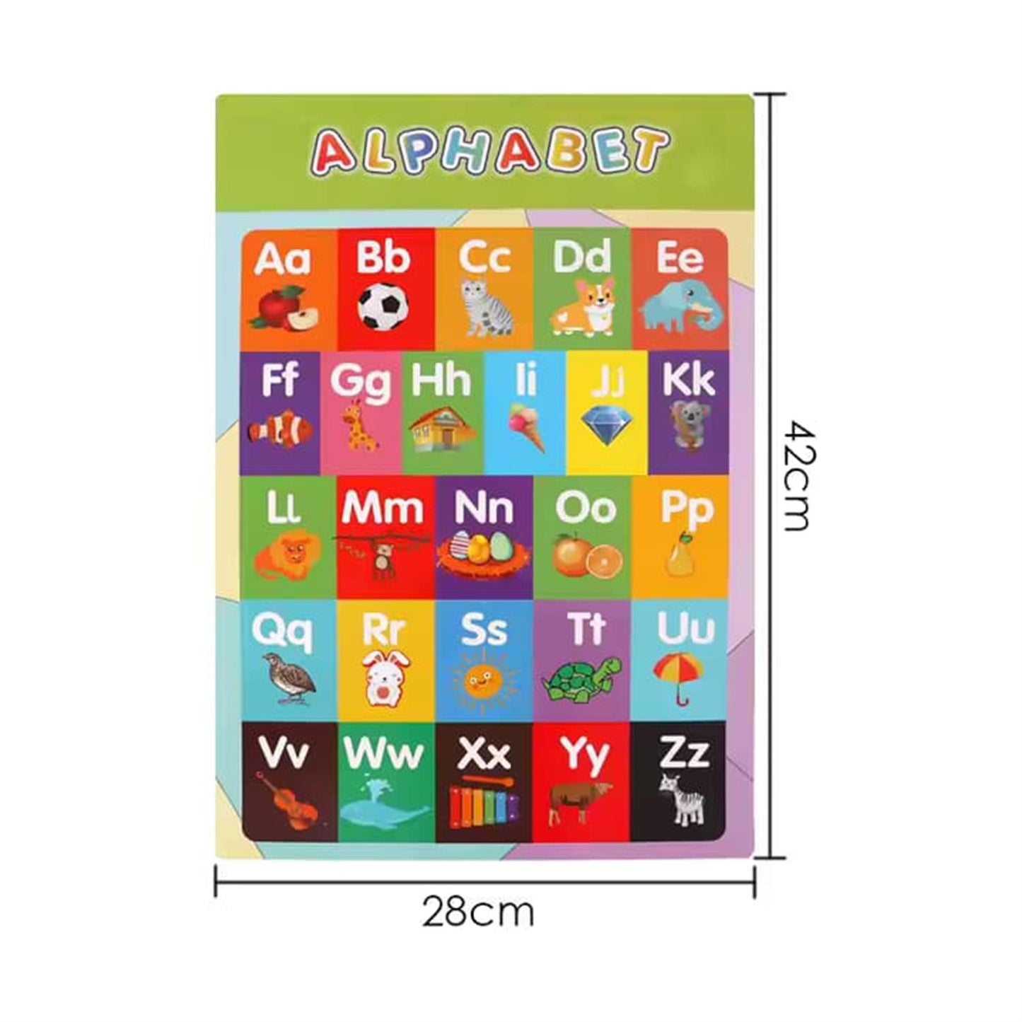 Pack of 16 Educational Posters for Kids Preschool Education