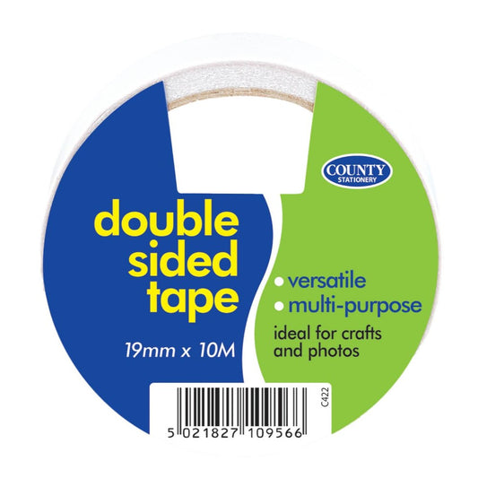 Multi-Purpose Double Sided Tape 19mm x 10m