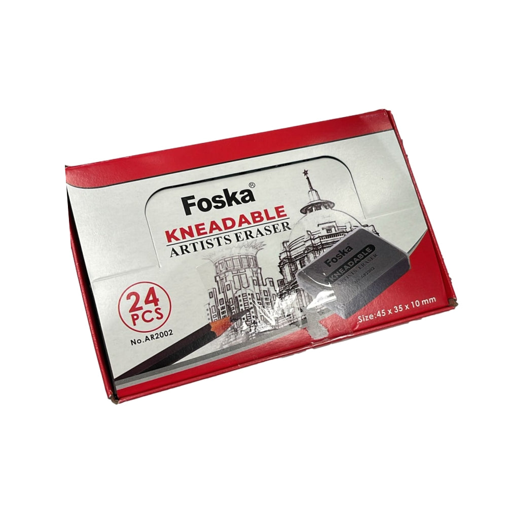 Pack of 24 Kneadable Erasers 45 x 35 x 10mm