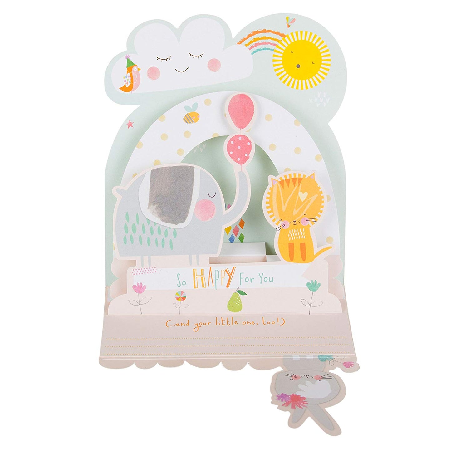 Hallmark New Baby Card "Pop Up" Medium