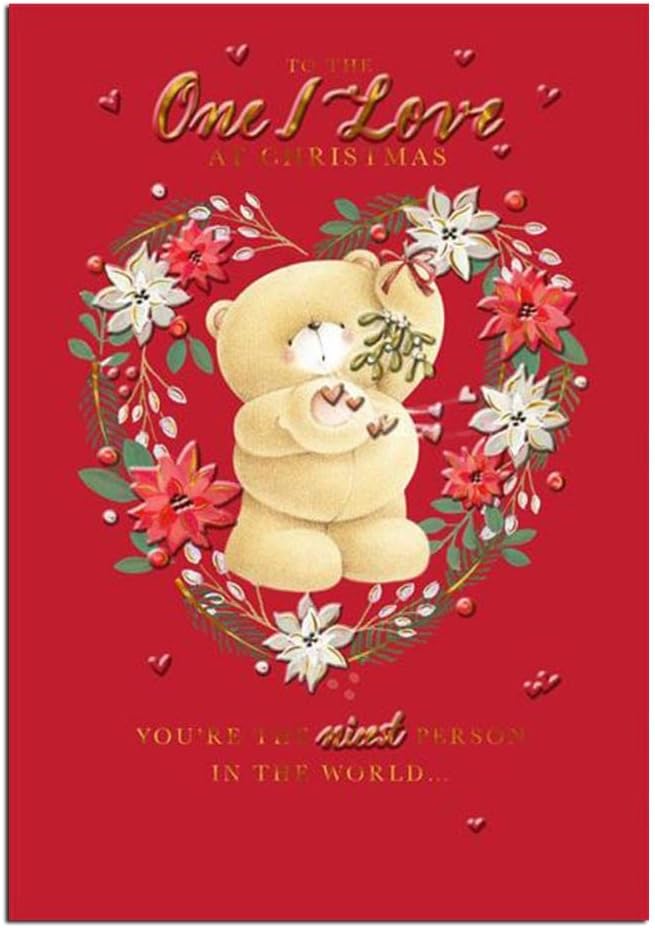 Forever Friends One I Love Christmas Card