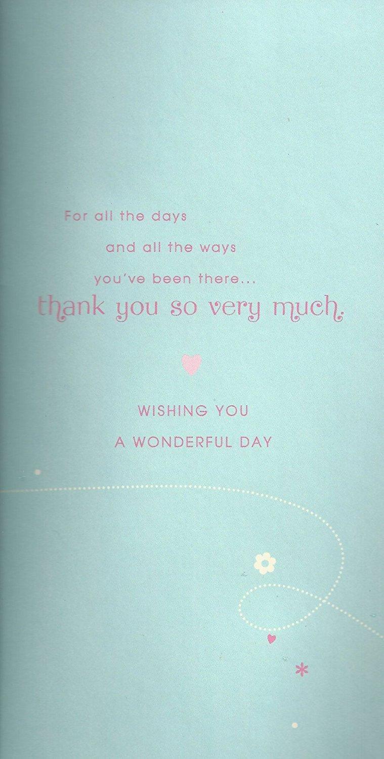 Gold Butterflies Design Handmade Open Mother's Day Card