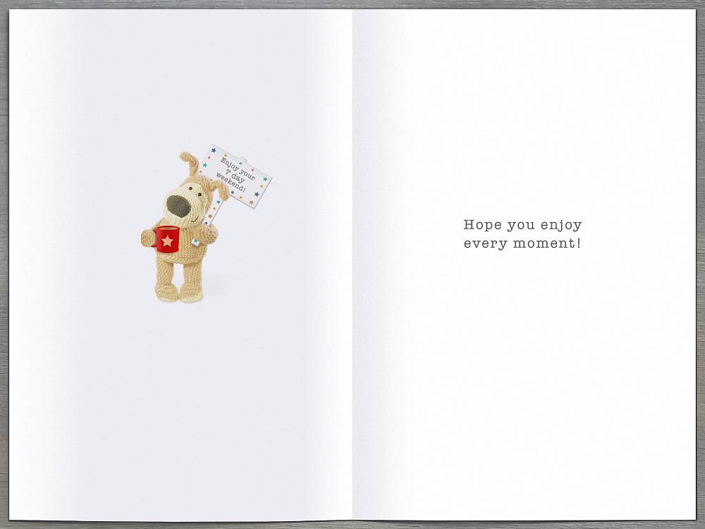 Boofle 7 Day Weekend Retirement Congratulations Card