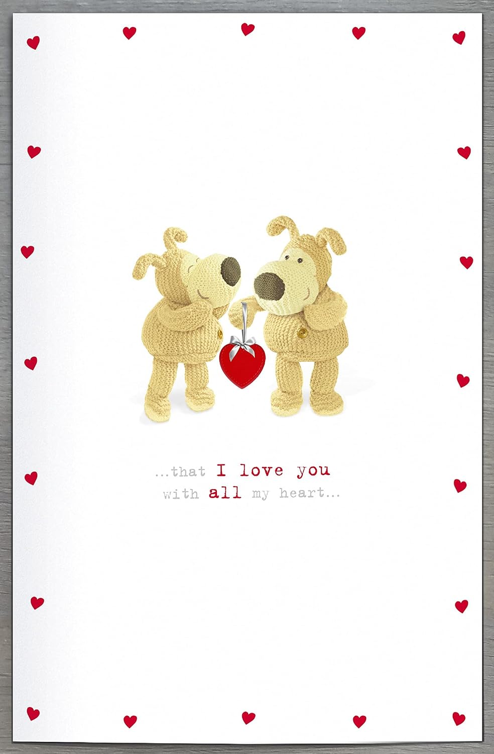 This is The Perfect Time To Tell You...Boofle Valentine's Day Greeting Card