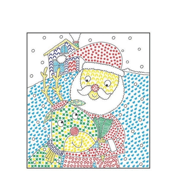 24 Pages Christmas Magic Painting Book