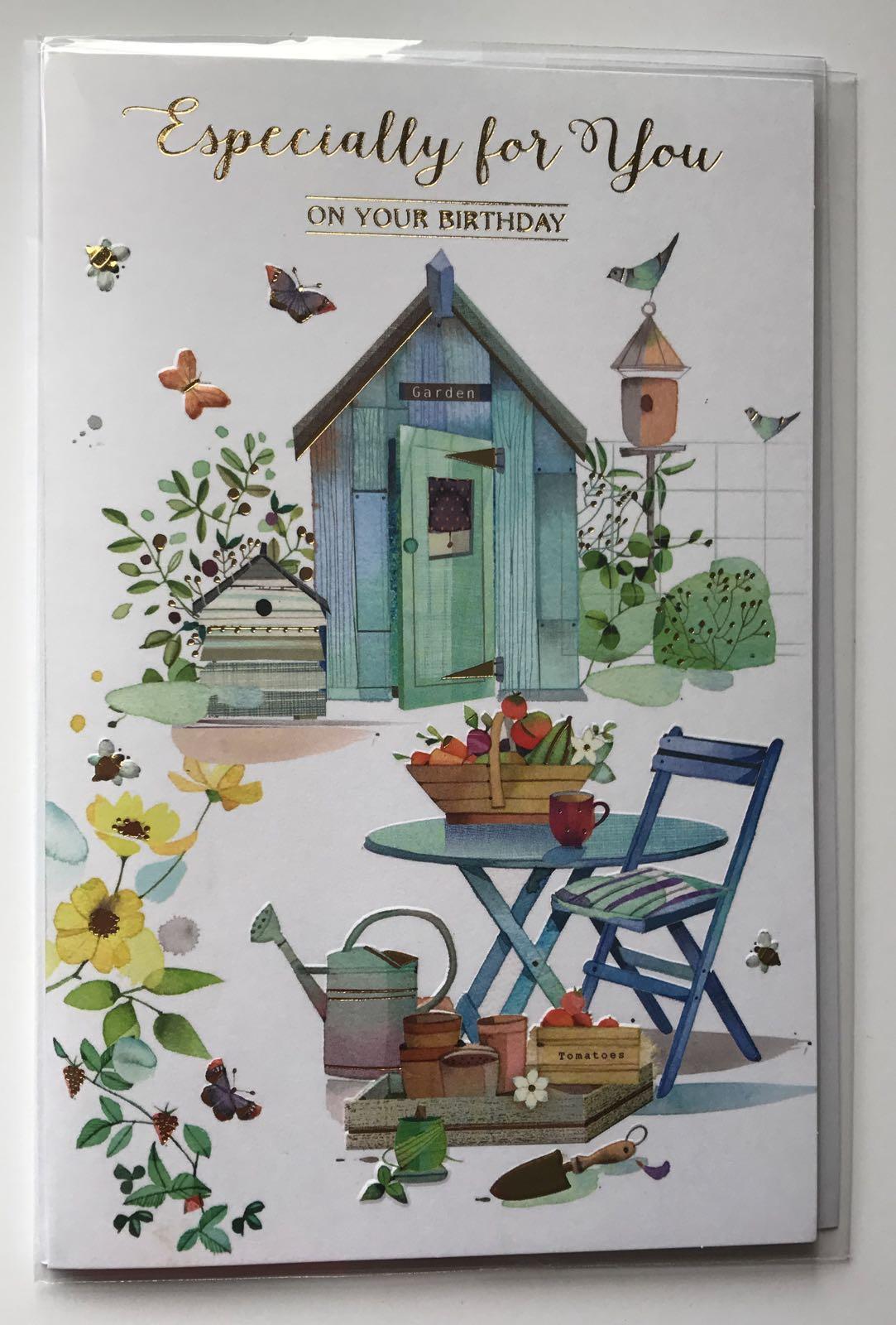 Garden Shed Birthday Card For Him Male