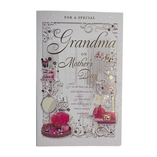 To Grandma Women's Accessories Design Foil Finished Mother's Day Card