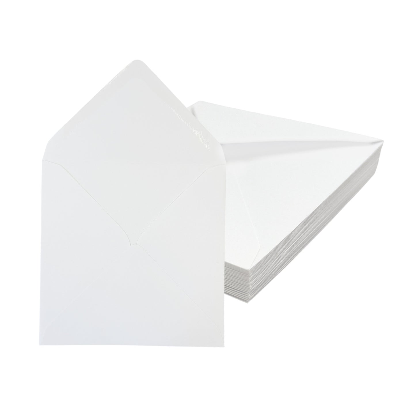 Pack of 50 White 100gsm 133x133mm Gummed Envelopes