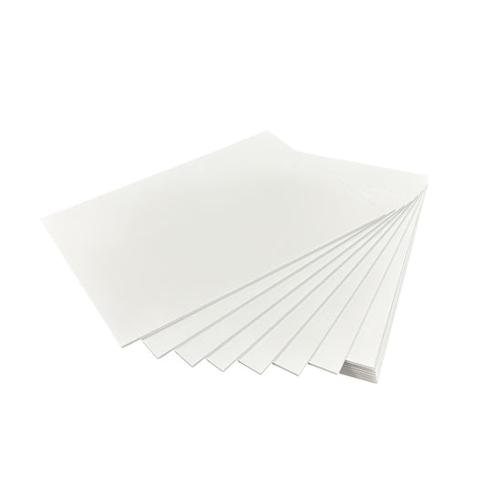 Pack of 15 A4 3mm White Foam Boards – 210 x 297mm