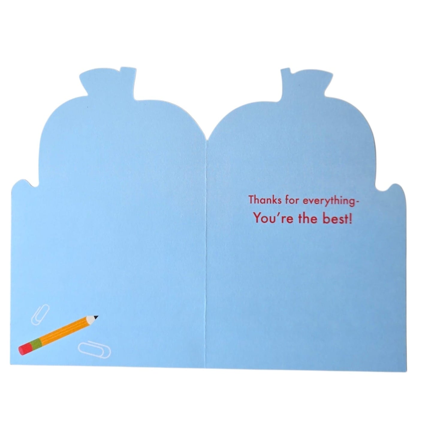 Thank You For A Brilliant Teacher Card Greeting Card appreciate 