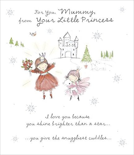 Mummy From Your Little Princess Ickle Princess Christmas Card 
