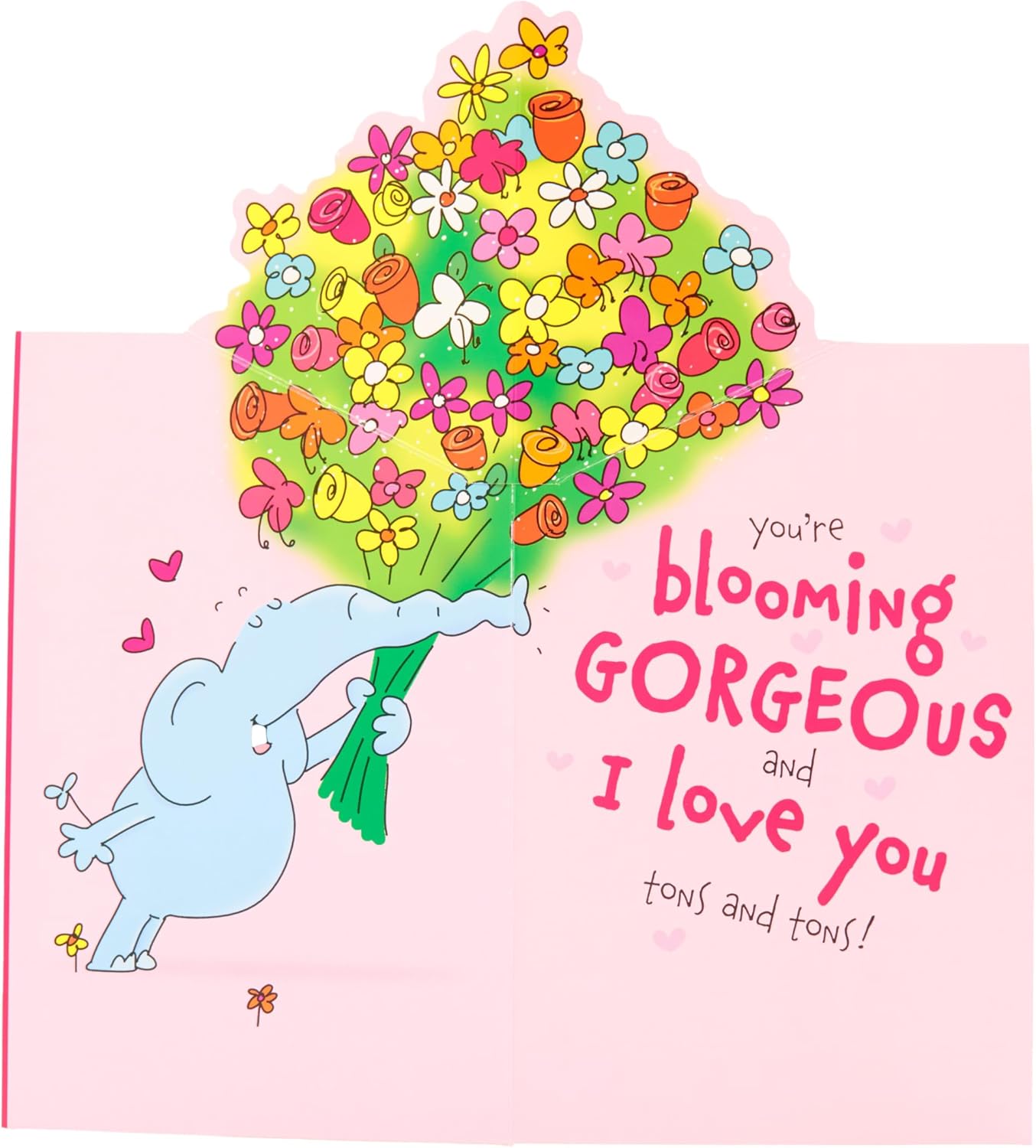 Elephant Design Valentine's Day Card for Him/Her/Partner