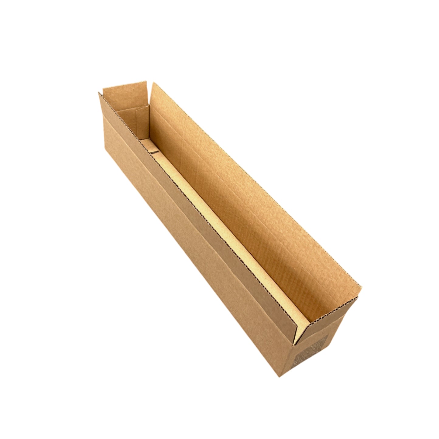 Pack of 10 Cardboard Packing Boxes 8x7x46cm — 3mm Corrugated Flute