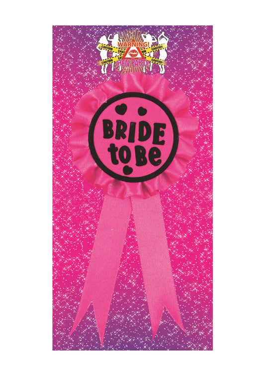 Bride To Be Hen Party Rosette