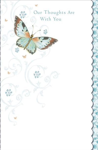 Our Thoughts are with You Bereavement Sympathy Card