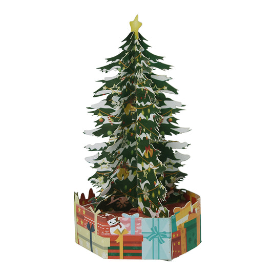 Season’s Centerpiece Xmas Tree 3D Pop Up Christmas Card