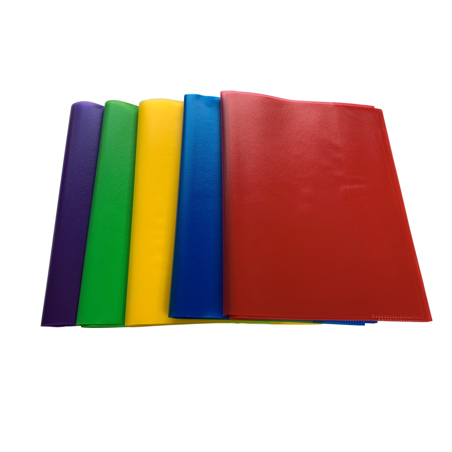 Pack of 10 9x7" Frosted Red Exercise Book Covers