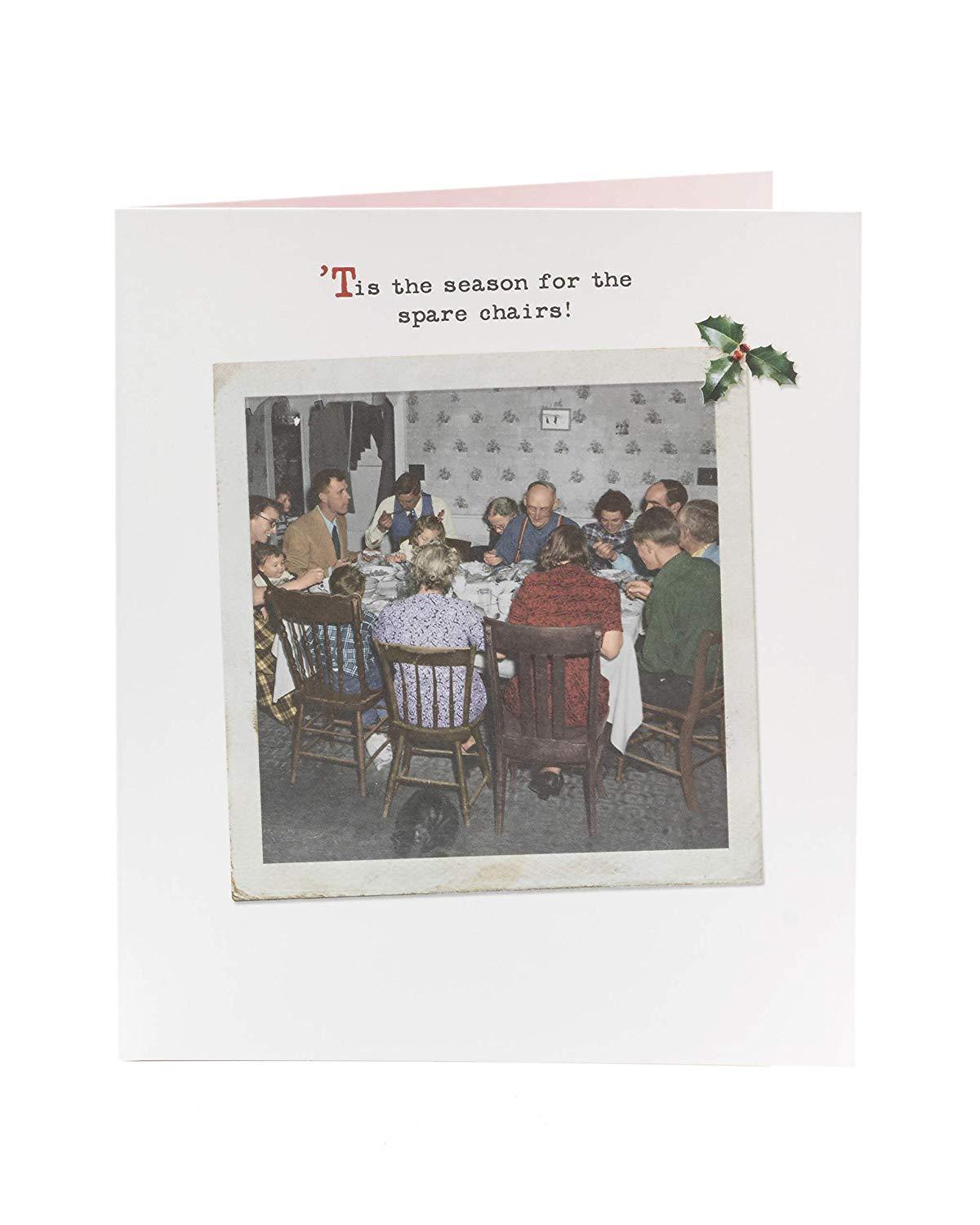 Funny Vintage Humour Christmas Card 