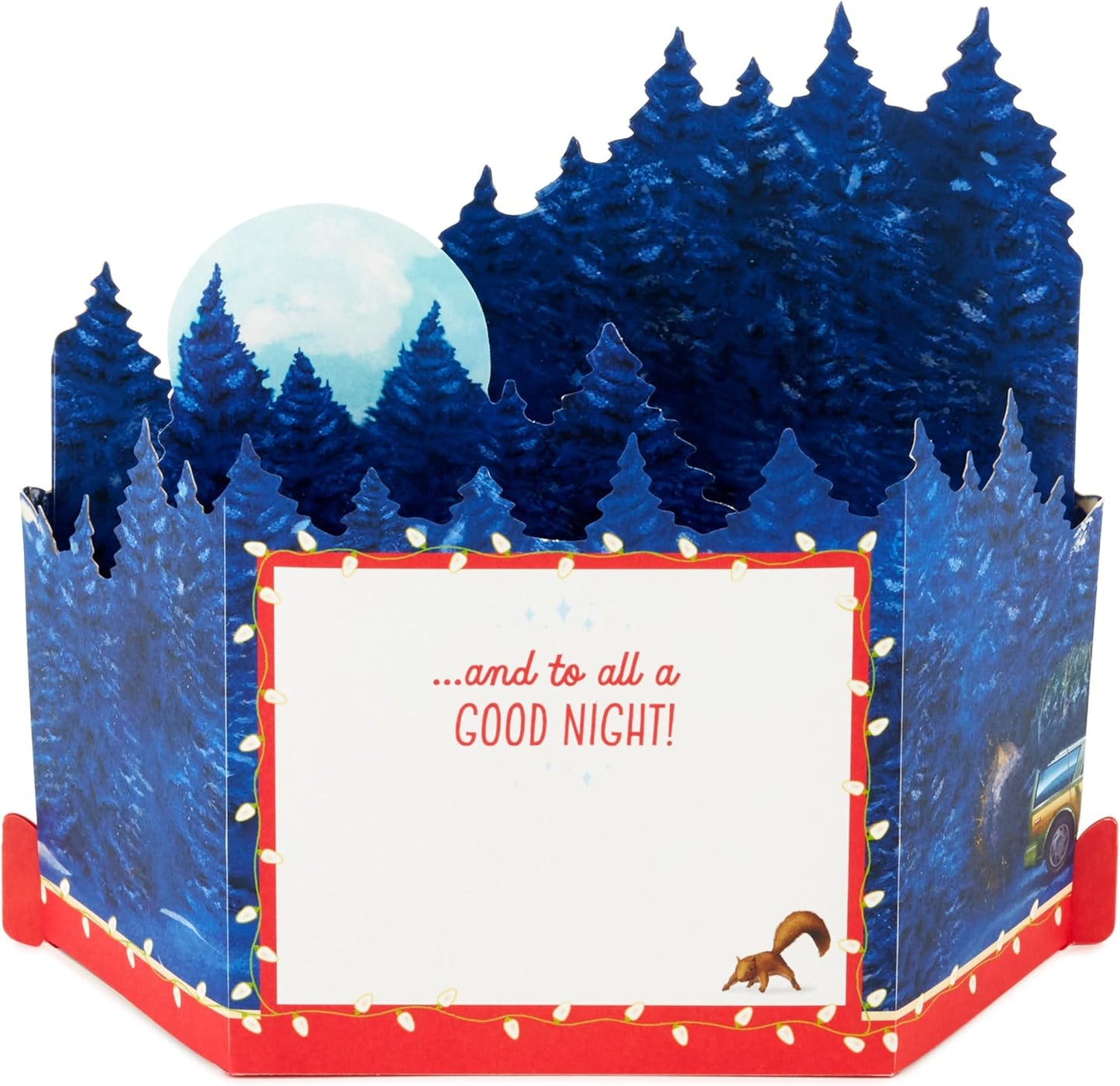 National Lampoon's Vacation Plays Hallelujah Chorus Musical Pop Up Christmas Card