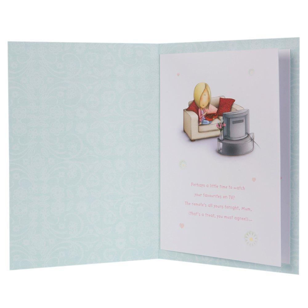To Brilliant Mum Cute Ribbon Lovely Verse Mother's Day Card