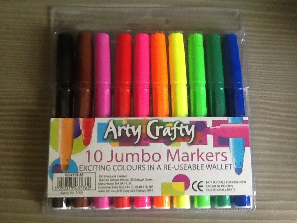 10 Jumbo Markers