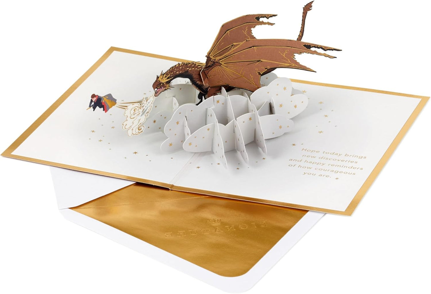 Harry Potter and Goblet of Fire Dragon 3D & Pop-Up Any Occasion Card Birthday Fathers Day
