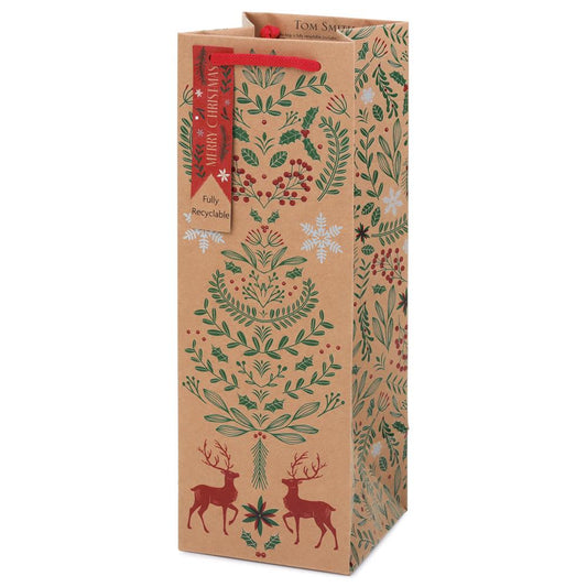 Christmas Folklore Bottle Gift Bag