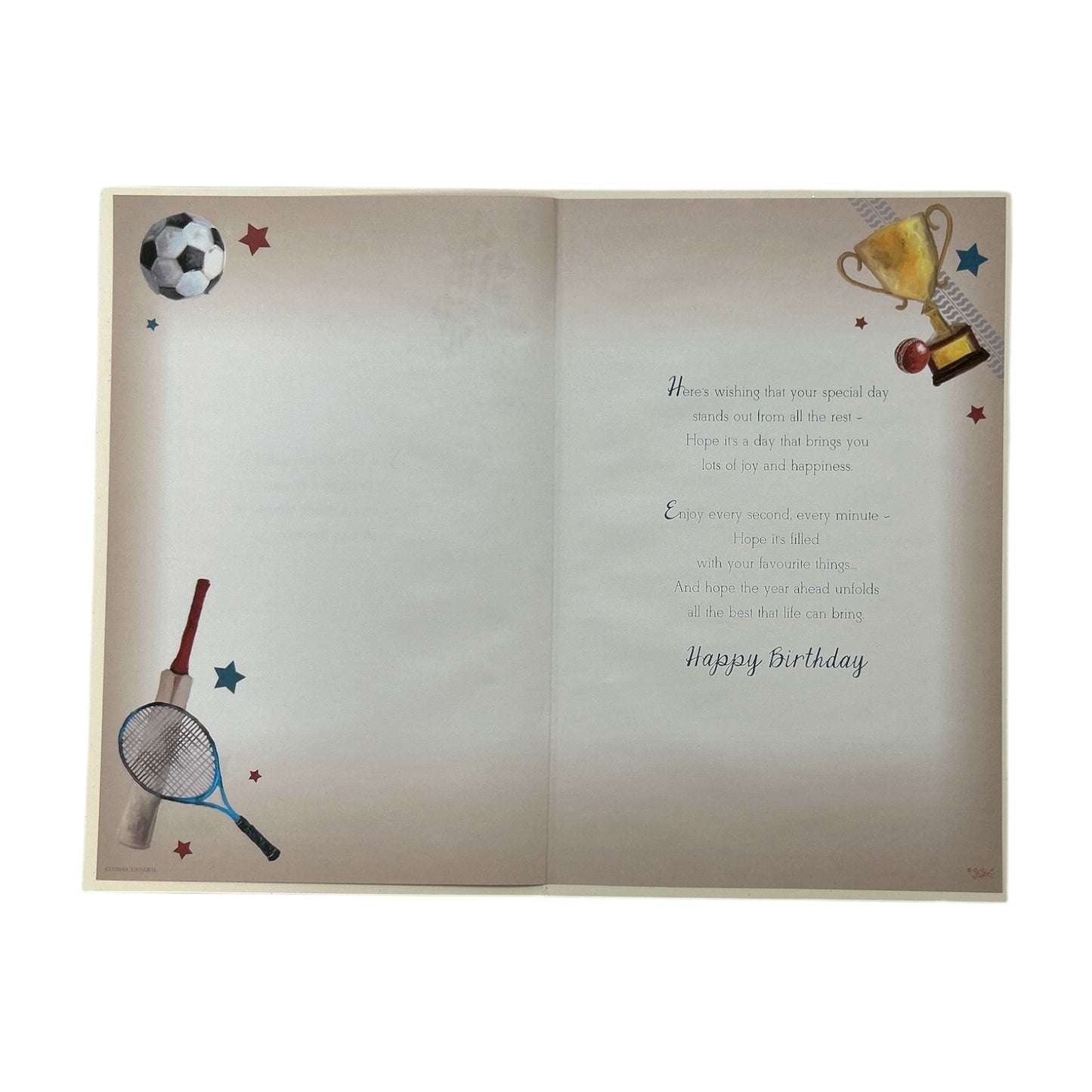 Age 40 Male Sports Themed Design Birthday Card