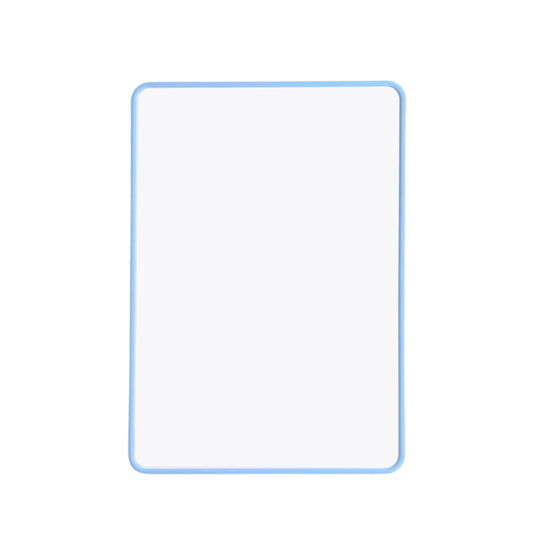 A4 Double Sided Magnetic Erasable MDF Plain Whiteboard With Light blue Border