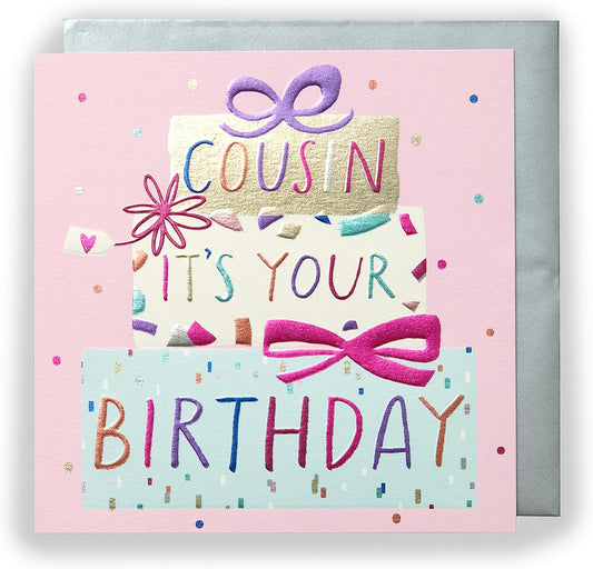 Cousin It's Your Birthday Cake Card