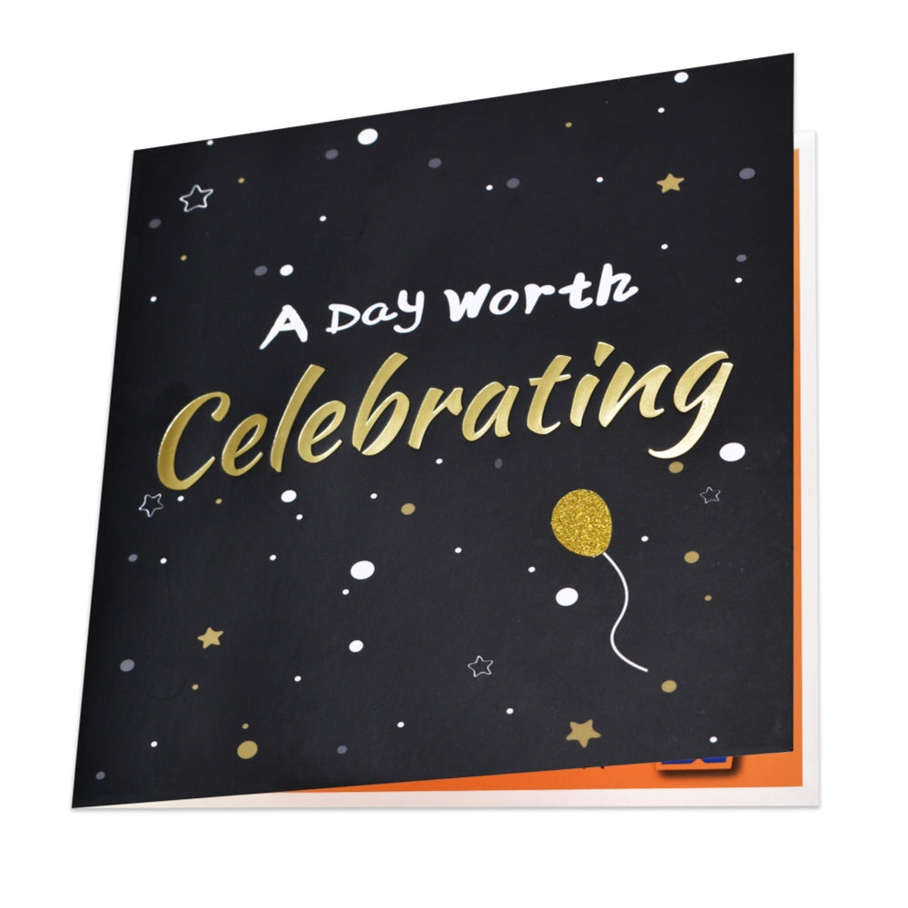 A Day Worth Celebrating! Celebration Burst 3D Pop Up Greeting Card