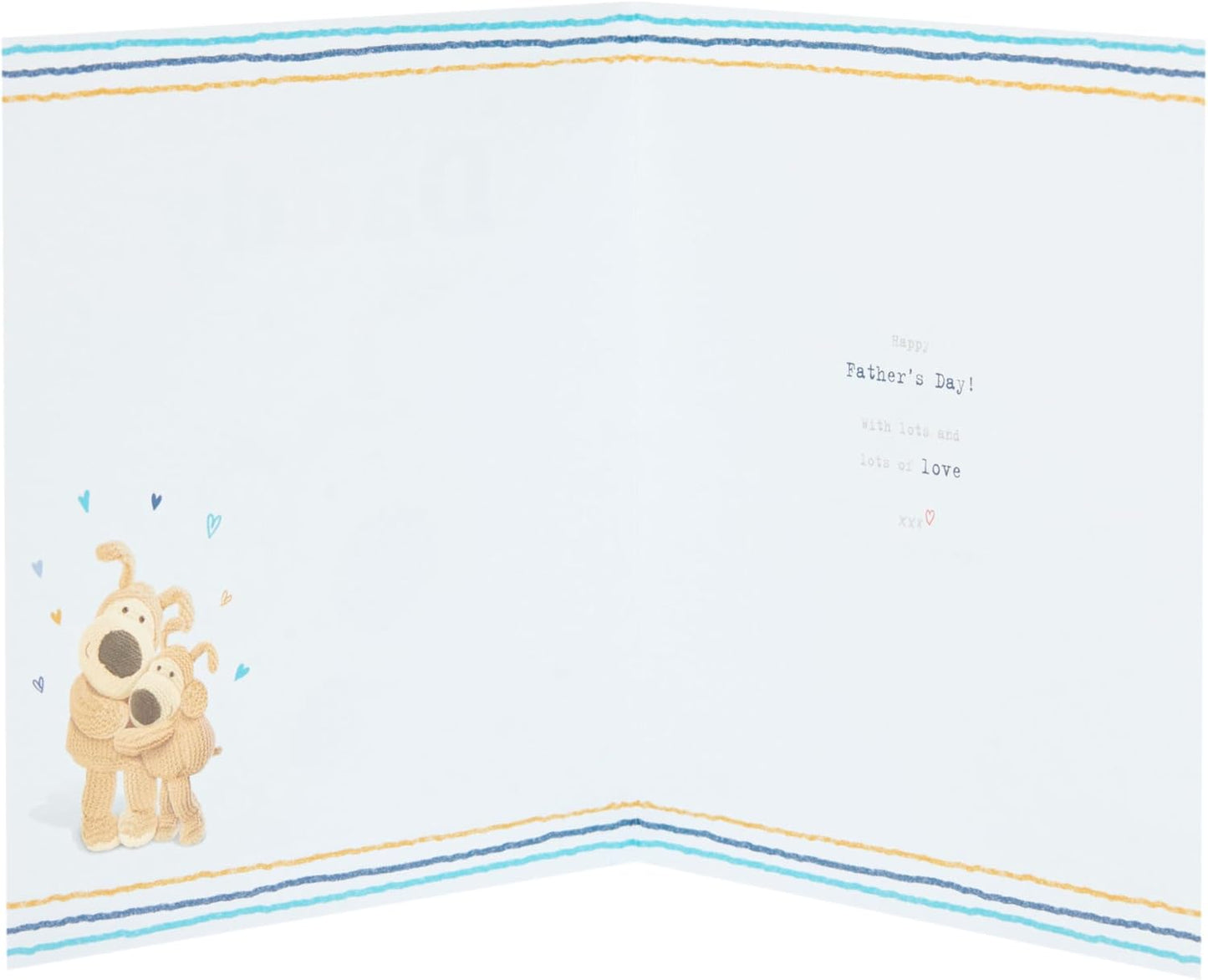 Boofle Hugging Each Other Daddy Father's Day Card
