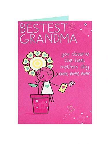 Bestest Grandma Sweet Benny Mother's Day Greetings Card