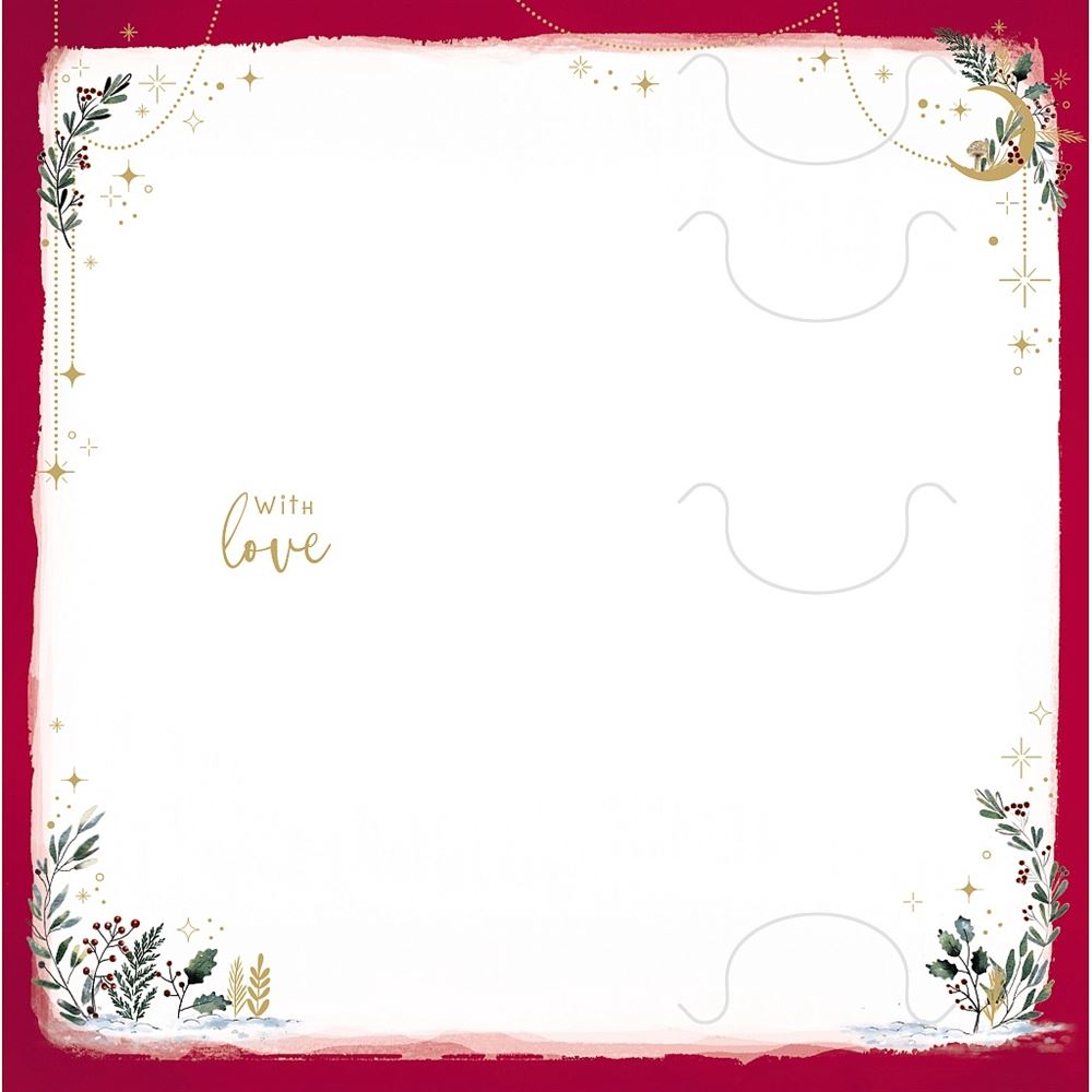 Bear Holding Star Magical Christmas Money Wallet Card