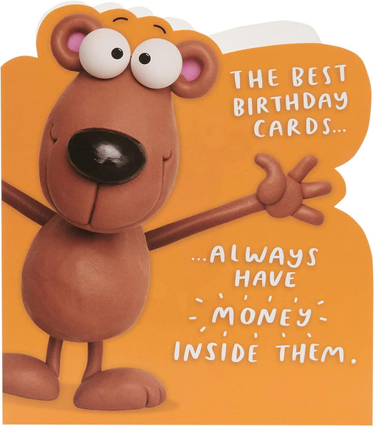 No Money Joke Design Birthday Card