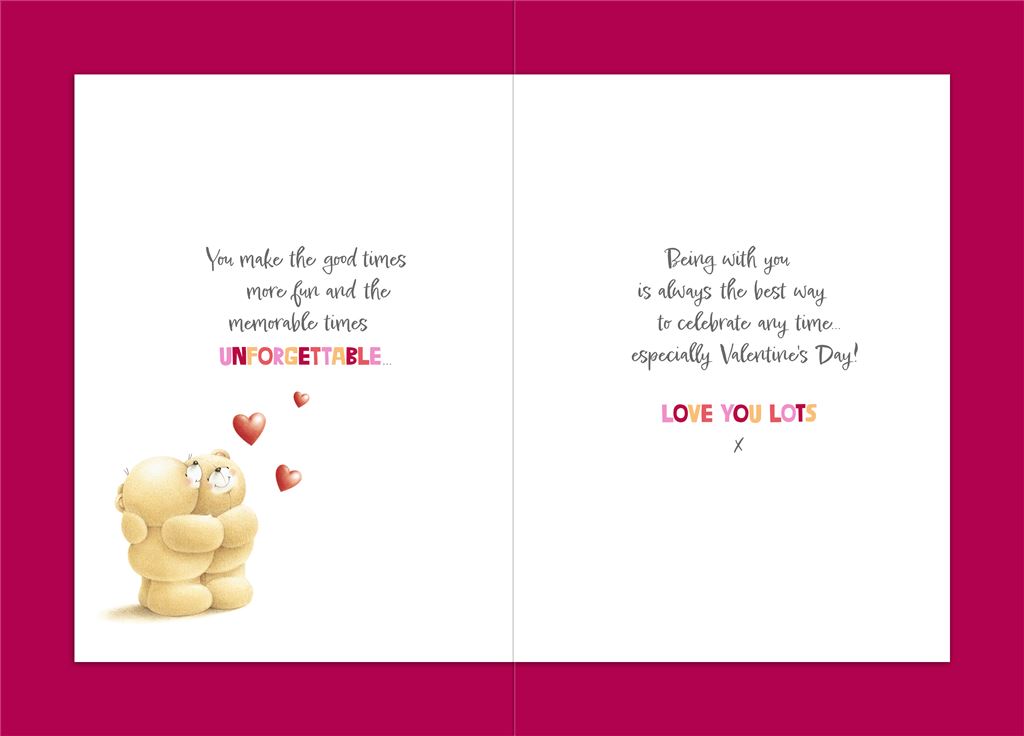 Forever Friends For My Wife Valentine's Day Card