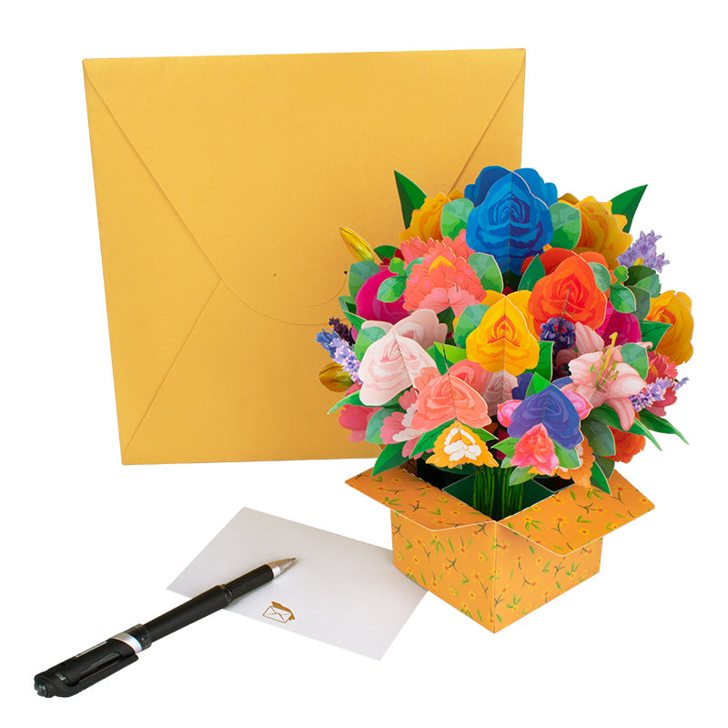 Bloom Box Garden Harmony 3D Pop Up Greeting Card