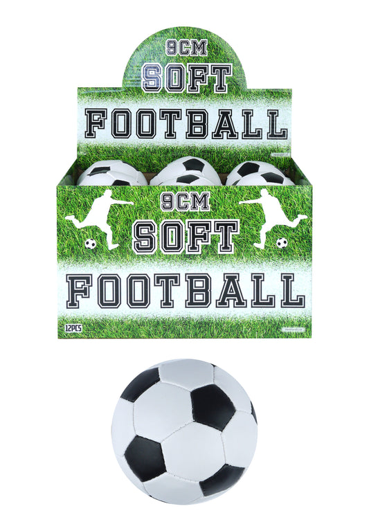 Pack of 6 Soft Mini Footballs 9cm - Ideal Party Favours, Prizes, Game Rewards